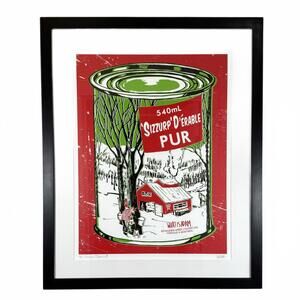 Whatisadam- Sizzurp Special Limited Edition 3/6 Framed Print Canadian Street Art